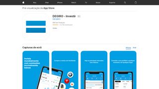 
                            6. DEGIRO - Investir na App Store - iTunes - Apple