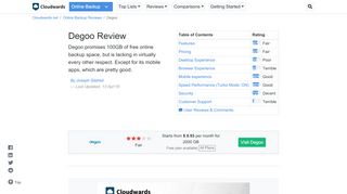 
                            11. Degoo Review 2019 - Cloudwards