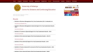 
                            6. Degree Results - Results | Centre for Distance and Continuing ...