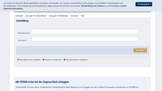 
                            4. Degussa Bank AG | Anmelden