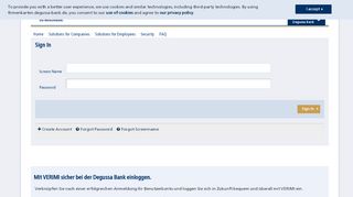 
                            3. Degussa Bank AG | Sign-In - Die Degussa Bank Firmenkarten