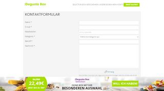 
                            4. Degusta Box » Kontakt