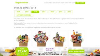 
                            6. Degusta Box » Unsere Boxen 2018