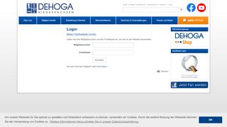 
                            4. DEHOGA Niedersachsen: Login