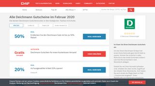 
                            11. Deichmann Gutschein ᐅ 50% Rabatt & 7 Deals | Februar 2019