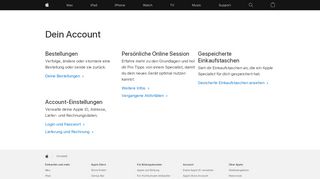 
                            12. Dein Account - Apple (CH)