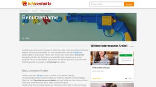 
                            3. Dein Benutzername auf bildkontakte.at