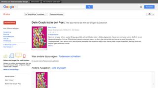 
                            7. Dein Crack ist in der Post: Wie das Internet die Welt der Drogen ...