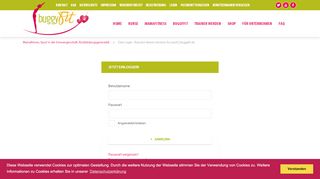 
                            1. Dein Login - Besuche deinen schönen Account! | buggyfit.de