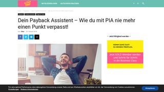 
                            6. Dein Payback Assistent - Wie du mit PIA nie mehr einen Punkt verpasst!