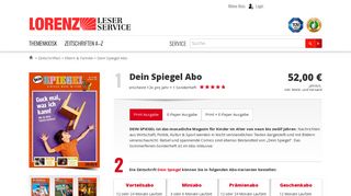 
                            11. Dein Spiegel Abo - hier günstig und sicher abonnieren