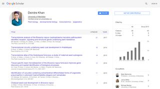 
                            13. Deirdre Khan - Google Scholar Citations