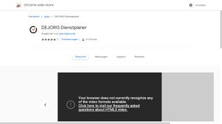 
                            9. DEJORIS Dienstplaner - Google Chrome