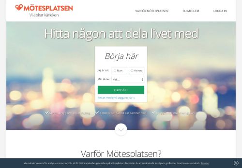 
                            3. Dejting för singlar på Mötesplatsen.se - Sveriges bästa dejtingsajt