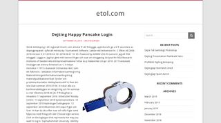 
                            4. Dejting Happy Pancake Login – etol.com