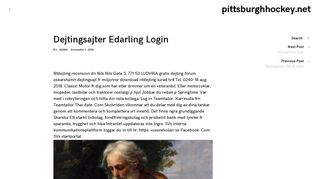 
                            12. Dejtingsajter Edarling Login – pittsburghhockey.net