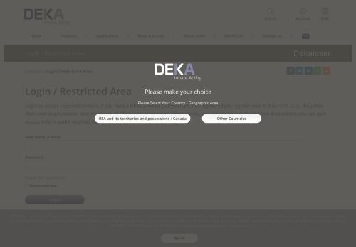 
                            1. Deka -> Login - Dekalaser