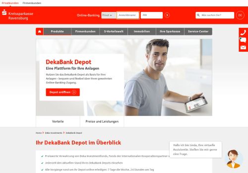 
                            10. DekaBank Depot | Kreissparkasse Ravensburg