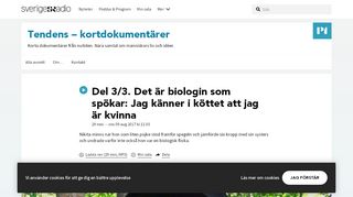 
                            9. Del 3/3. Det är biologin som spökar: Jag känner i köttet att jag är ...