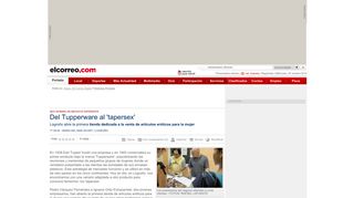 
                            10. Del Tupperware al 'tapersex'. El Correo