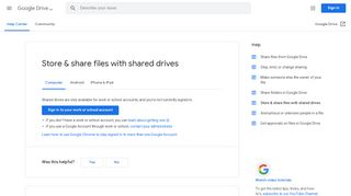 
                            2. Dela filer med Team Drives - Dator - Google Drive Hjälp