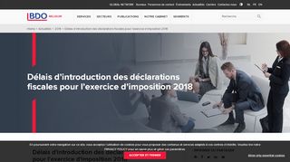 
                            12. Délais d'introduction des déclarations fiscales pour l'exercice d ... - BDO