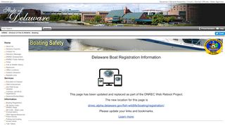 
                            6. Delaware Boat Registration Information - DNREC - Delaware.gov