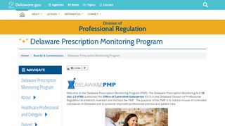 
                            9. Delaware Prescription Monitoring Program - Division of Professional ...