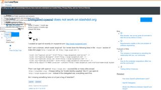 
                            6. Delegated openid does not work on slashdot.org - Stack Overflow