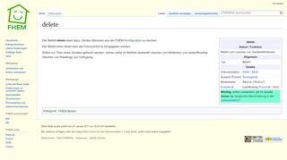 
                            2. delete - FHEM Wiki