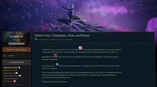 
                            11. Delete One: Champion, Item, and Rune - Boards - League of Legends