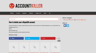 
                            9. Delete your eRepublik account | accountkiller.com