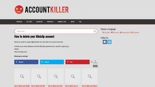 
                            11. Delete your Miniclip account | accountkiller.com
