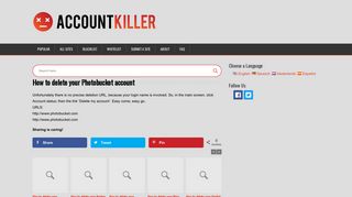 
                            9. Delete your Photobucket account | accountkiller.com