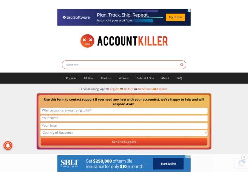 
                            4. Delete your Quickr account | accountkiller.com