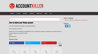 
                            5. Delete your Wuala account | accountkiller.com