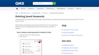 
                            10. Deleting Saved Passwords - GMX Support - GMX Help Center