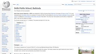 
                            4. Delhi Public School, Bathinda - Wikipedia