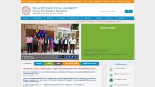 
                            8. Delhi Technological University (DTU)