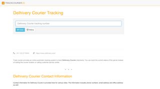 
                            7. Delhivery Tracking - TrackCourier.io