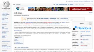 
                            7. Delicious – Wikipédia, a enciclopédia livre