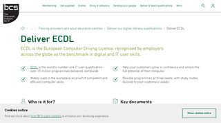 
                            12. Deliver ECDL