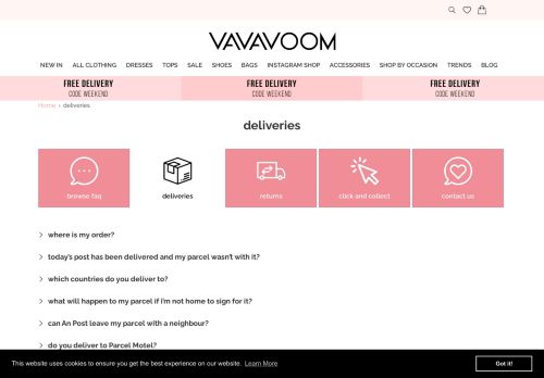 
                            4. deliveries Online Shopping | Vavavoom.ie