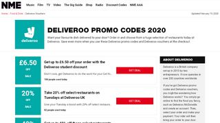 
                            10. Deliveroo Promo Codes & Discount Codes for February 2019 - Valid ...