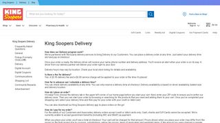 
                            5. Delivery - King Soopers