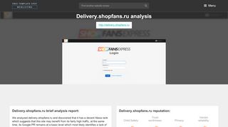 
                            13. Delivery Shopfans. Login - Shopfans-Express Delivery ...