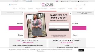 
                            5. Delivery | Standard & Next Day Delivery for Plus Size | Yours Clothing
