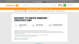 
                            6. Delivery to United Kingdom - CoolStuff.com