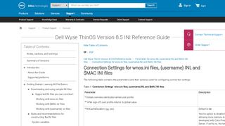 
                            6. Dell Wyse ThinOS Version 8.5 INI Reference Guide