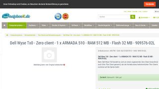 
                            11. Dell Wyse Tx0 - Zero client - 1 x ARMADA 510 - RAM 512 MB ...
